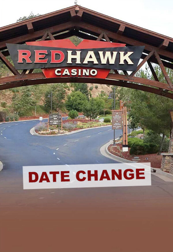 picture of red hawk casino entrance sign